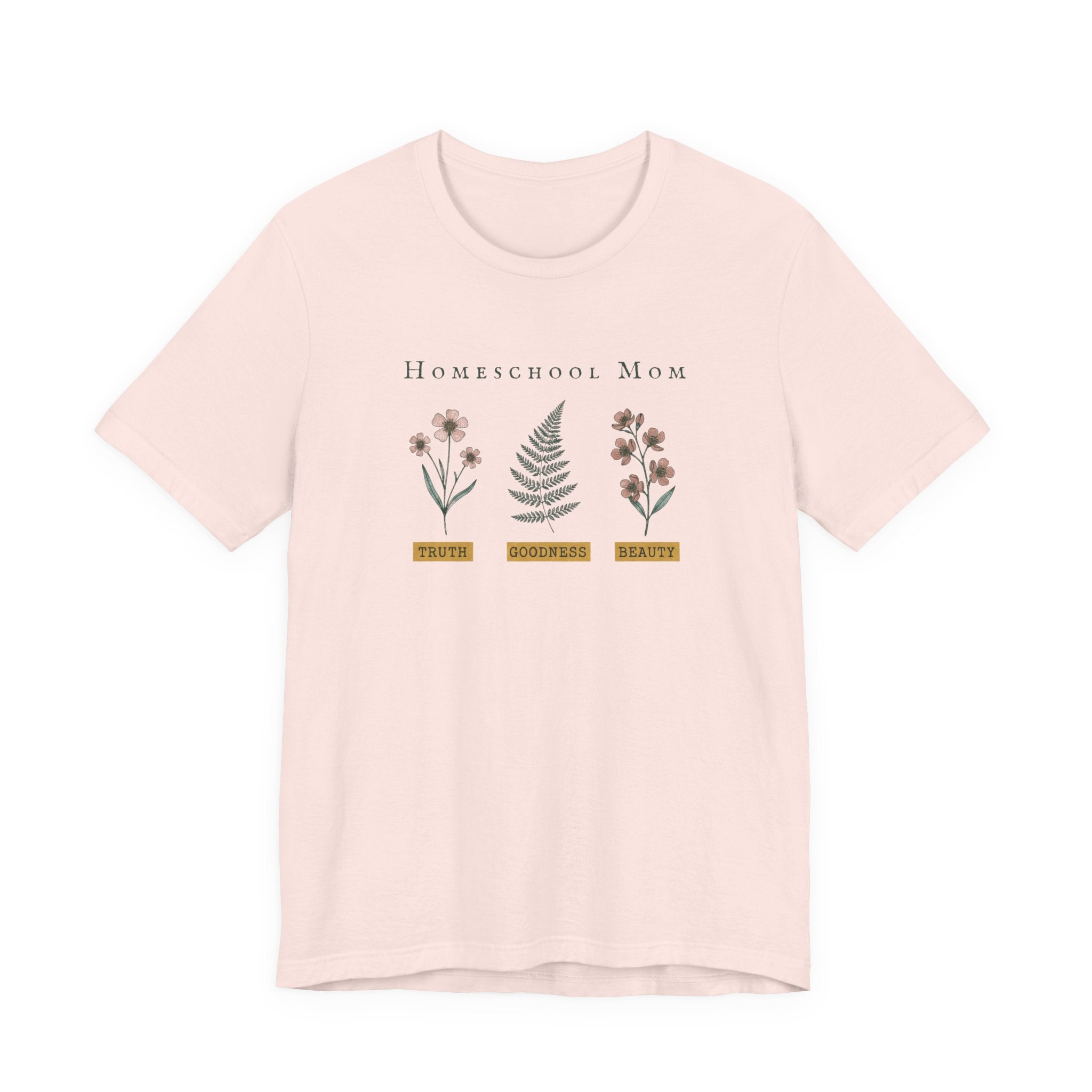 Homeschool Mom Floral T-Shirt