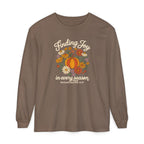 Finding Joy in Every Season Comfort Colors Long Sleeve Tee