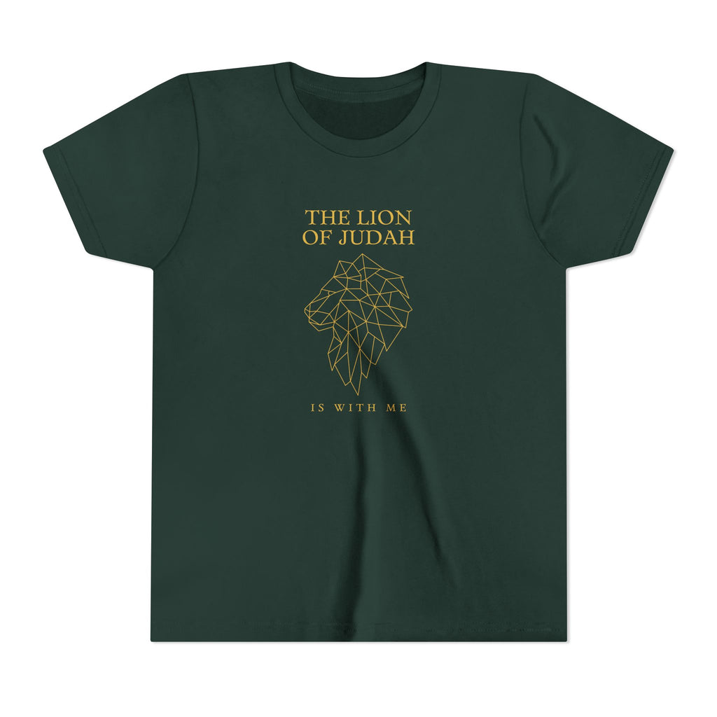 Youth Tee — The Lion of Judah is With Me Shirt