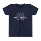 Youth Tee — Powered By Jesus Shirt