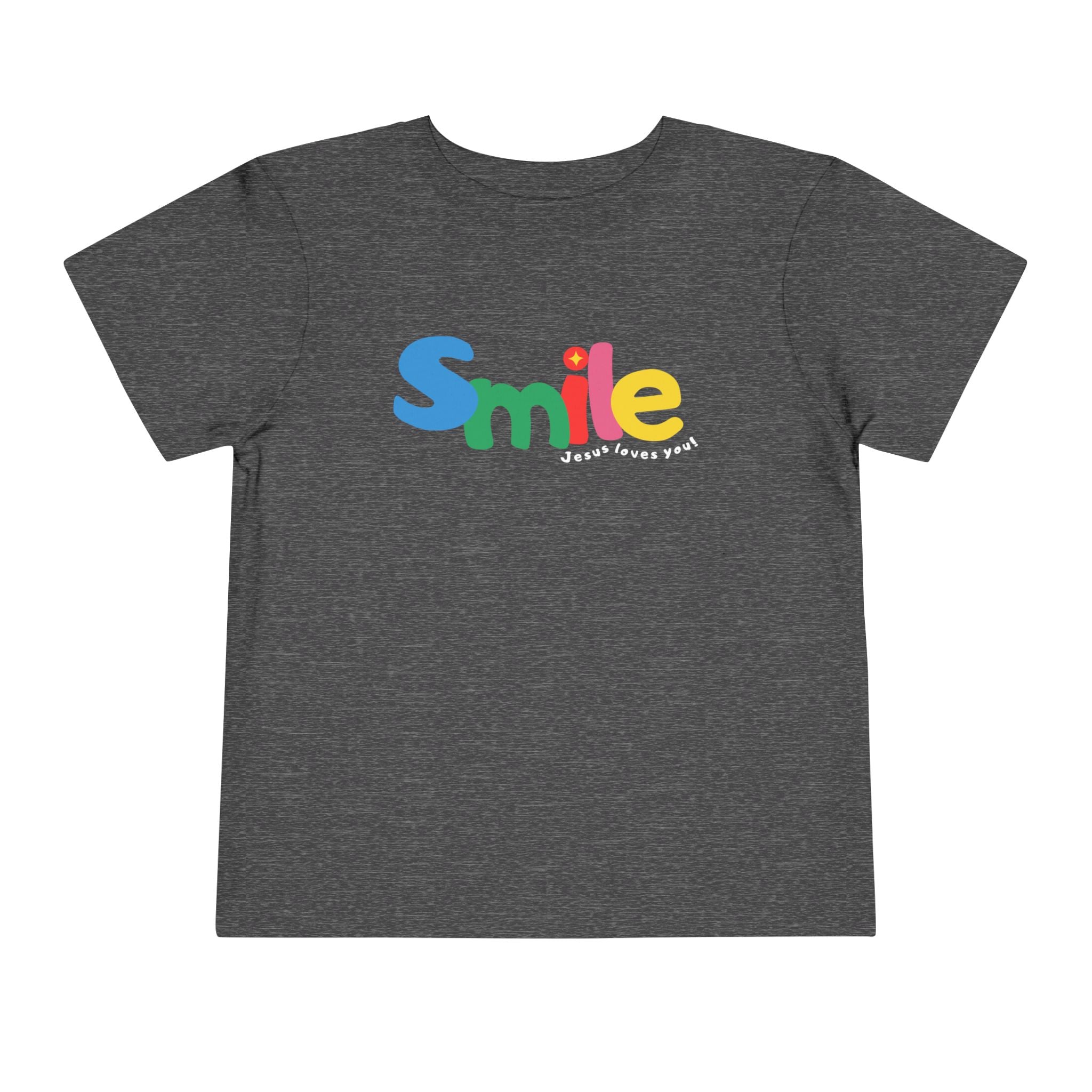 Toddler Tee — Smile, Jesus Loves You Shirt
