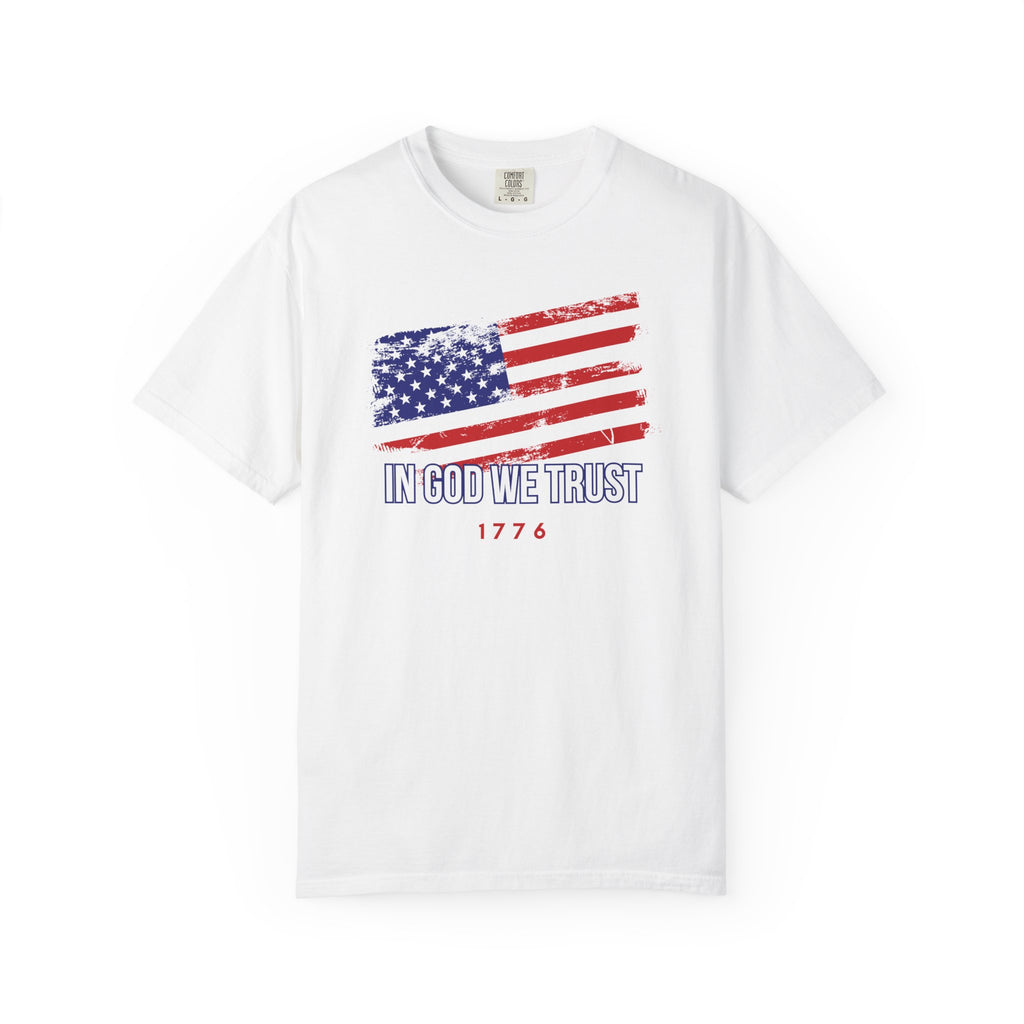 American Flag - In God we trust Comfort Colors T-shirt
