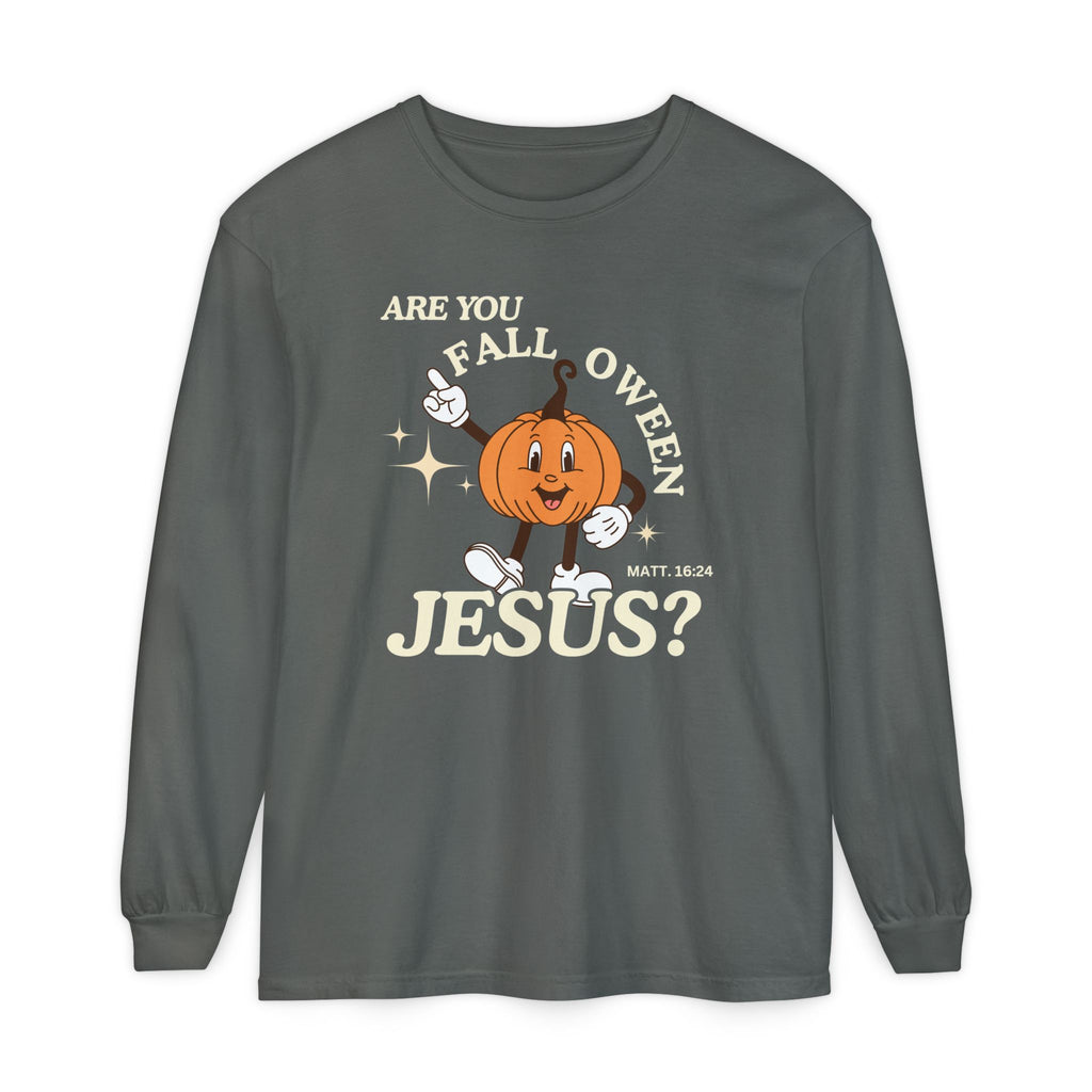 Are You Fall-oween Jesus? Long Sleeve Tee