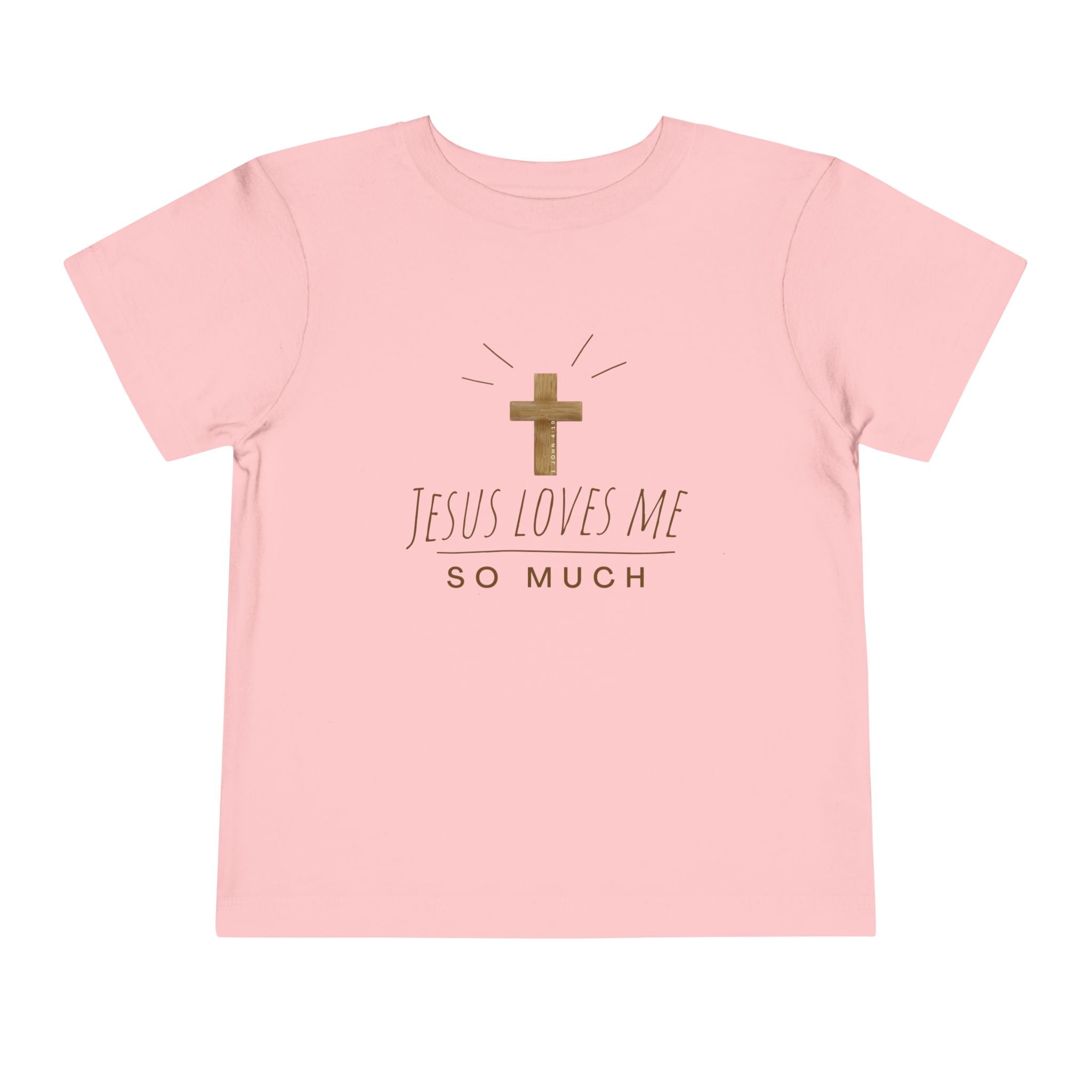 Toddler Tee — Jesus Loves Me So Much Shirt