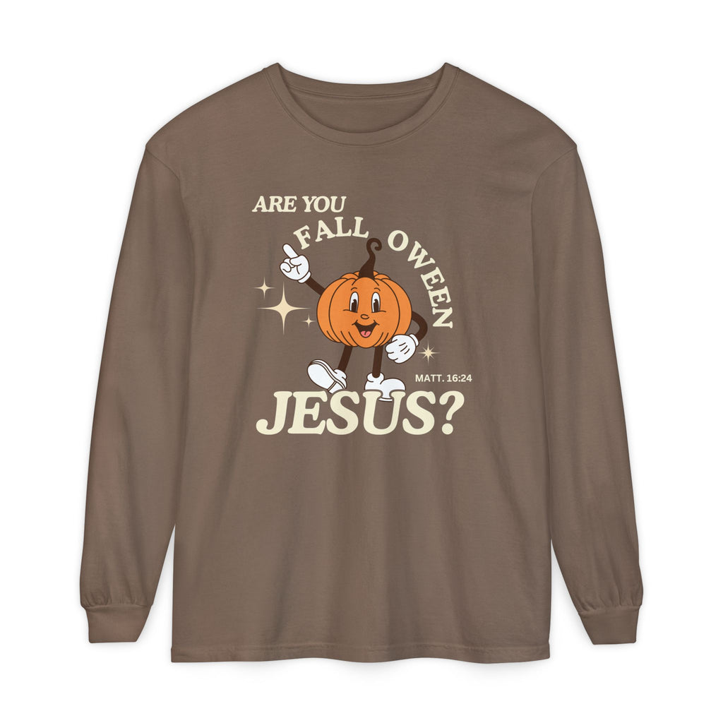Are You Fall-oween Jesus? Long Sleeve Tee