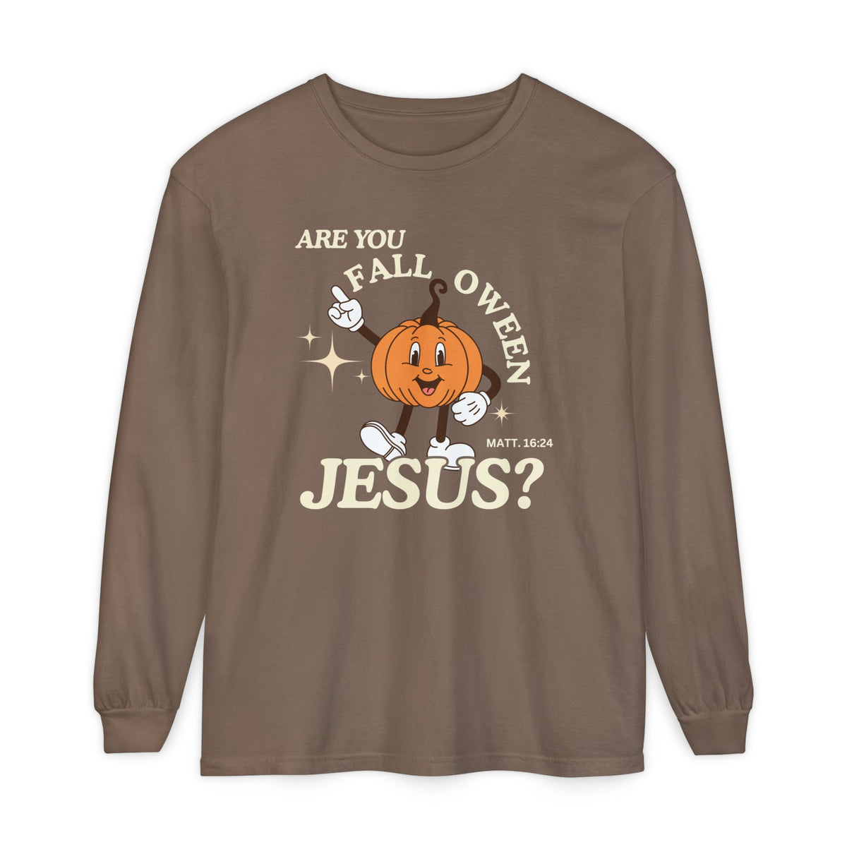Are You Fall-oween Jesus? Long Sleeve Tee