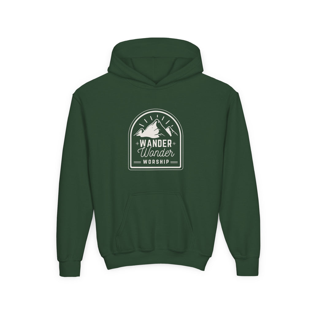 Youth Hoodie - Wander Wonder Worship