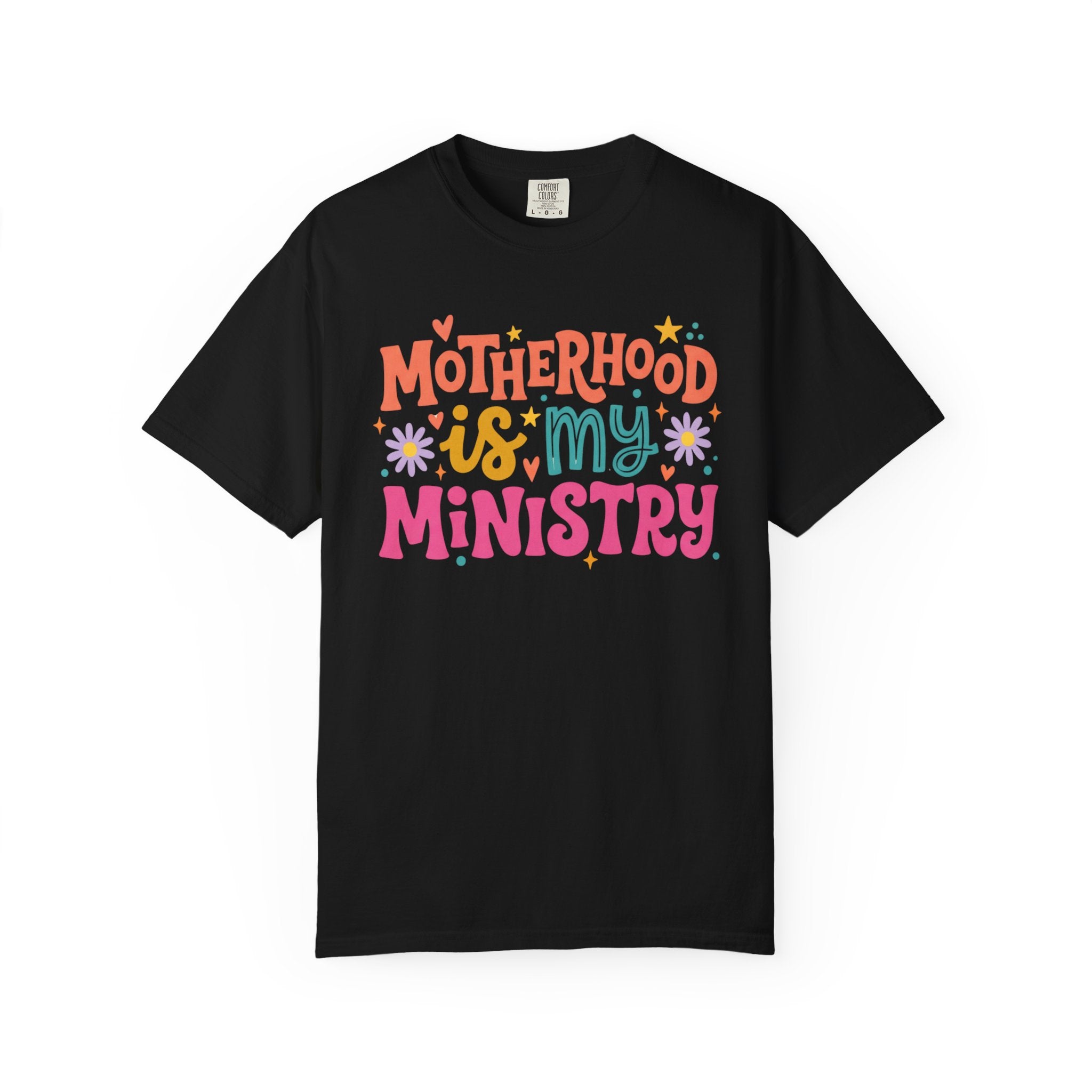 Motherhood Is My Ministry Comfort Colors T-Shirt