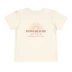 Toddler Tee — Powered by Jesus (and maybe one more snack) Shirt