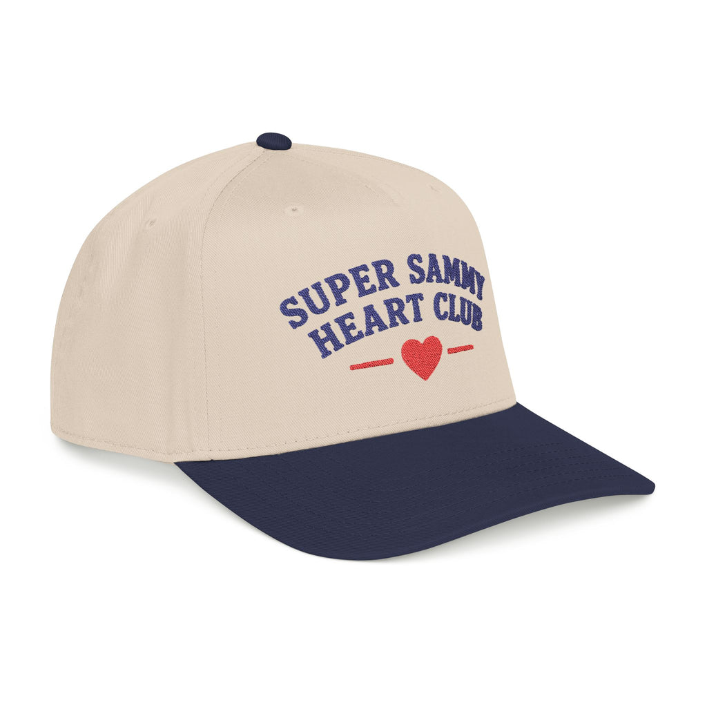 Super Sammy Heart Club Embroidered Baseball Cap