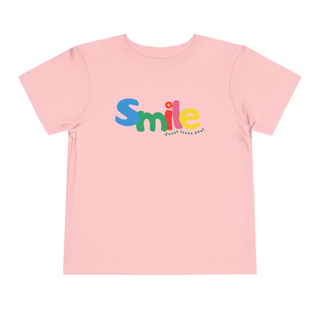 Toddler Tee — Smile, Jesus Loves You Shirt