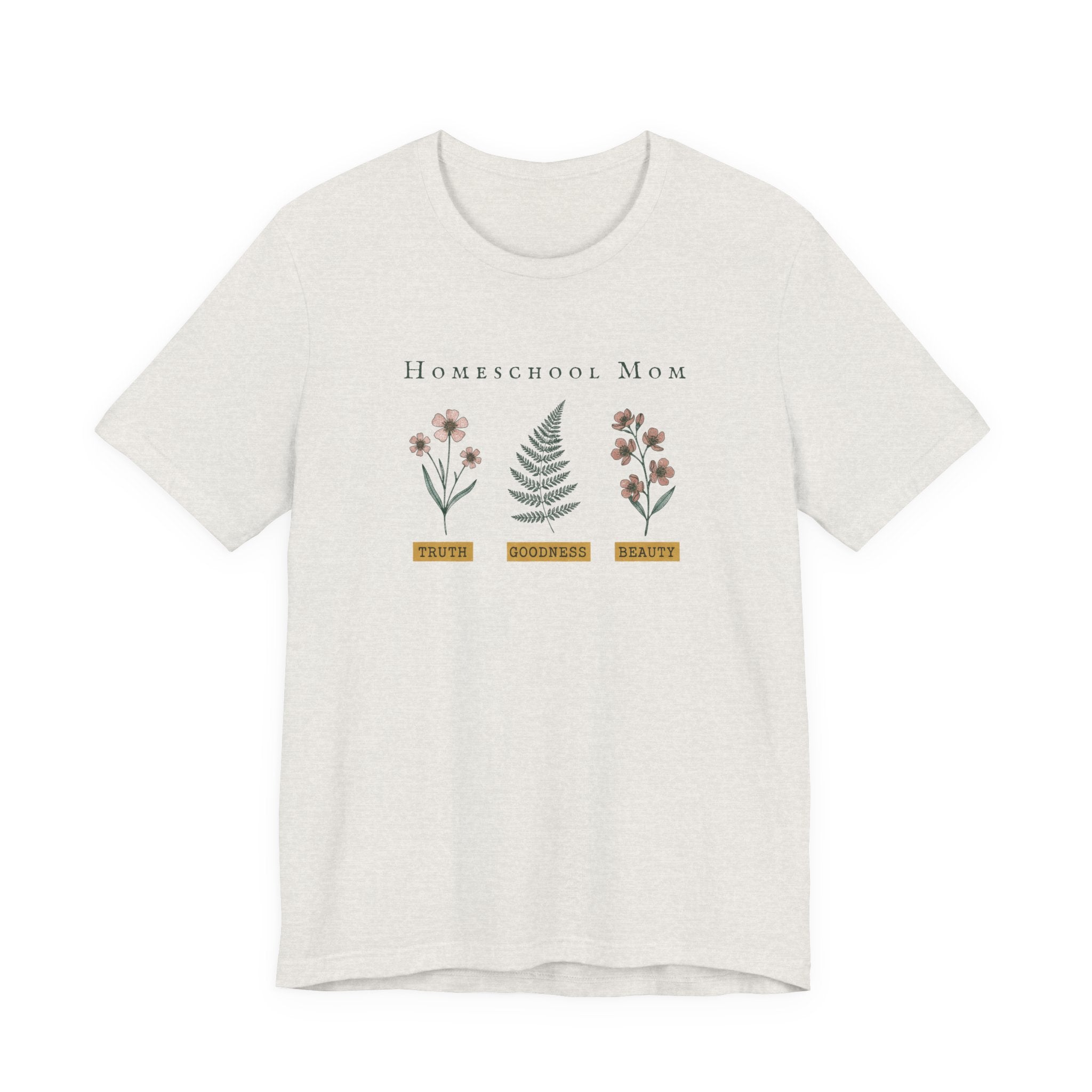 Homeschool Mom Floral T-Shirt