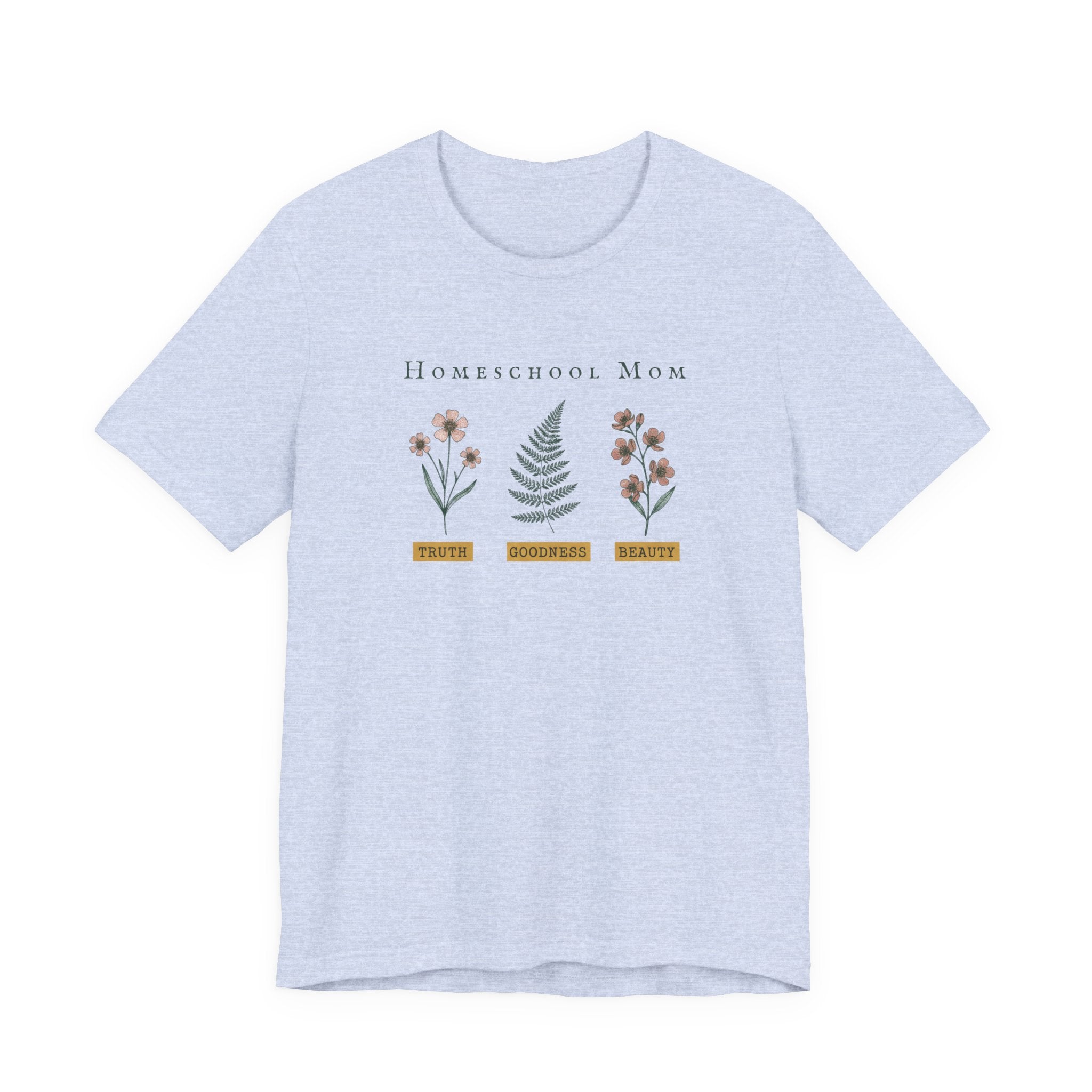 Homeschool Mom Floral T-Shirt