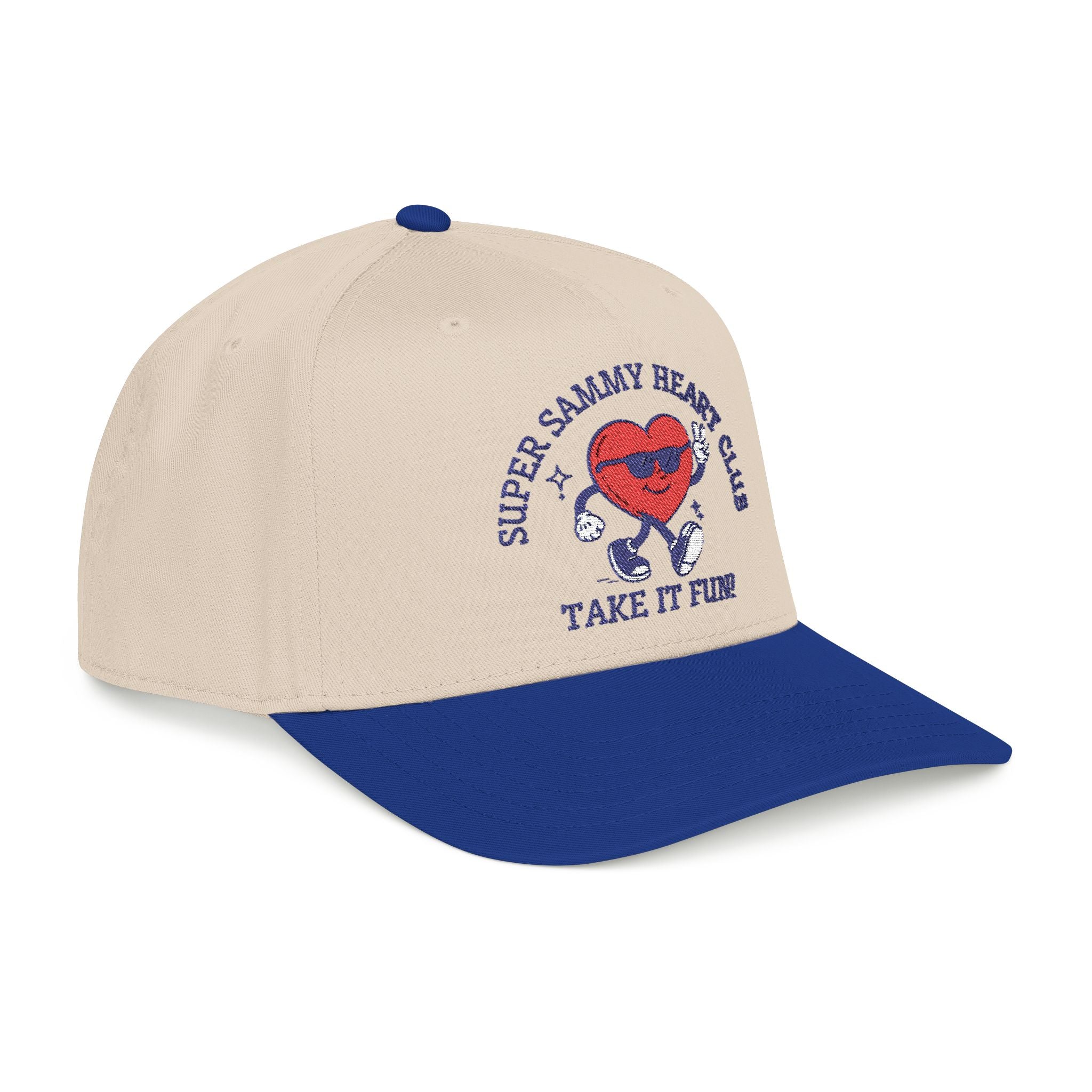 Super Sammy Heart Club - "Take it Fun!" Embroidered Baseball Cap