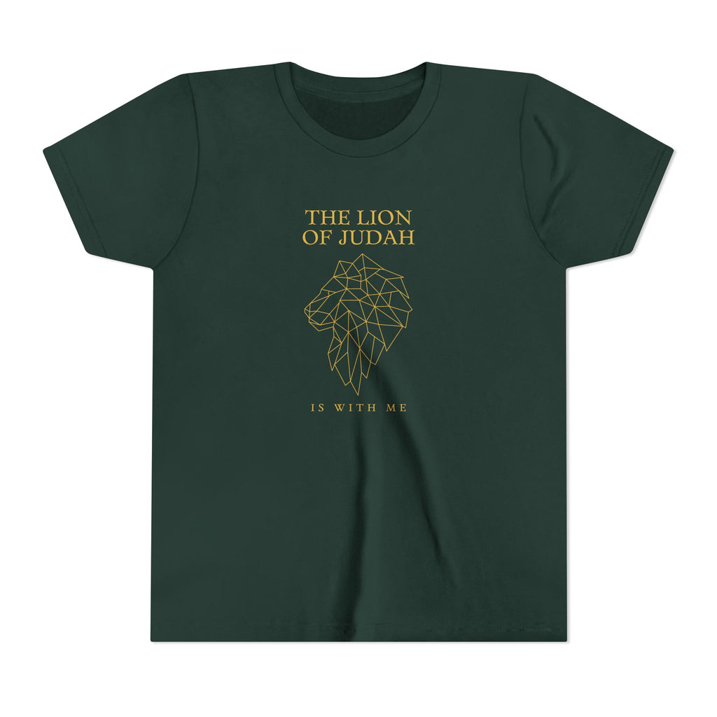 Youth Tee — The Lion of Judah is With Me Shirt