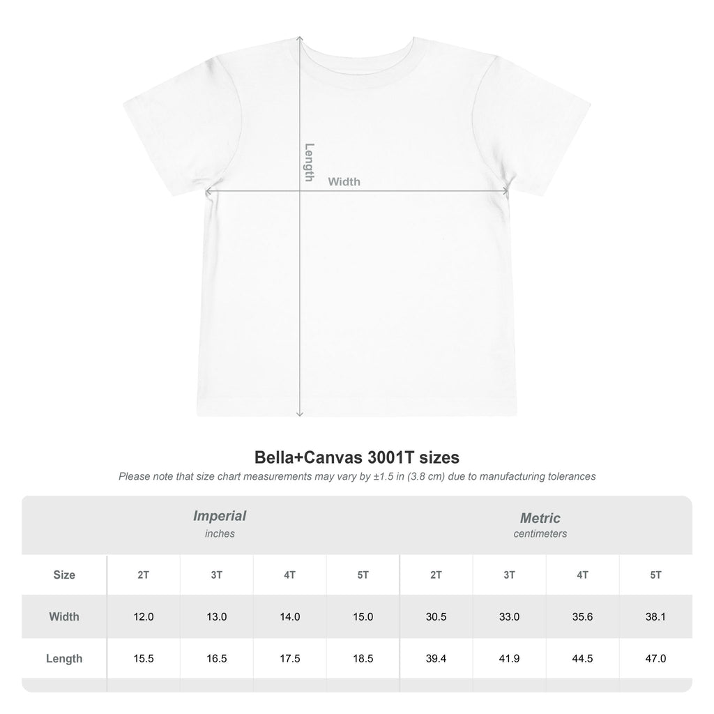 Toddler Tee — God Helps Me Be Bold Shirt