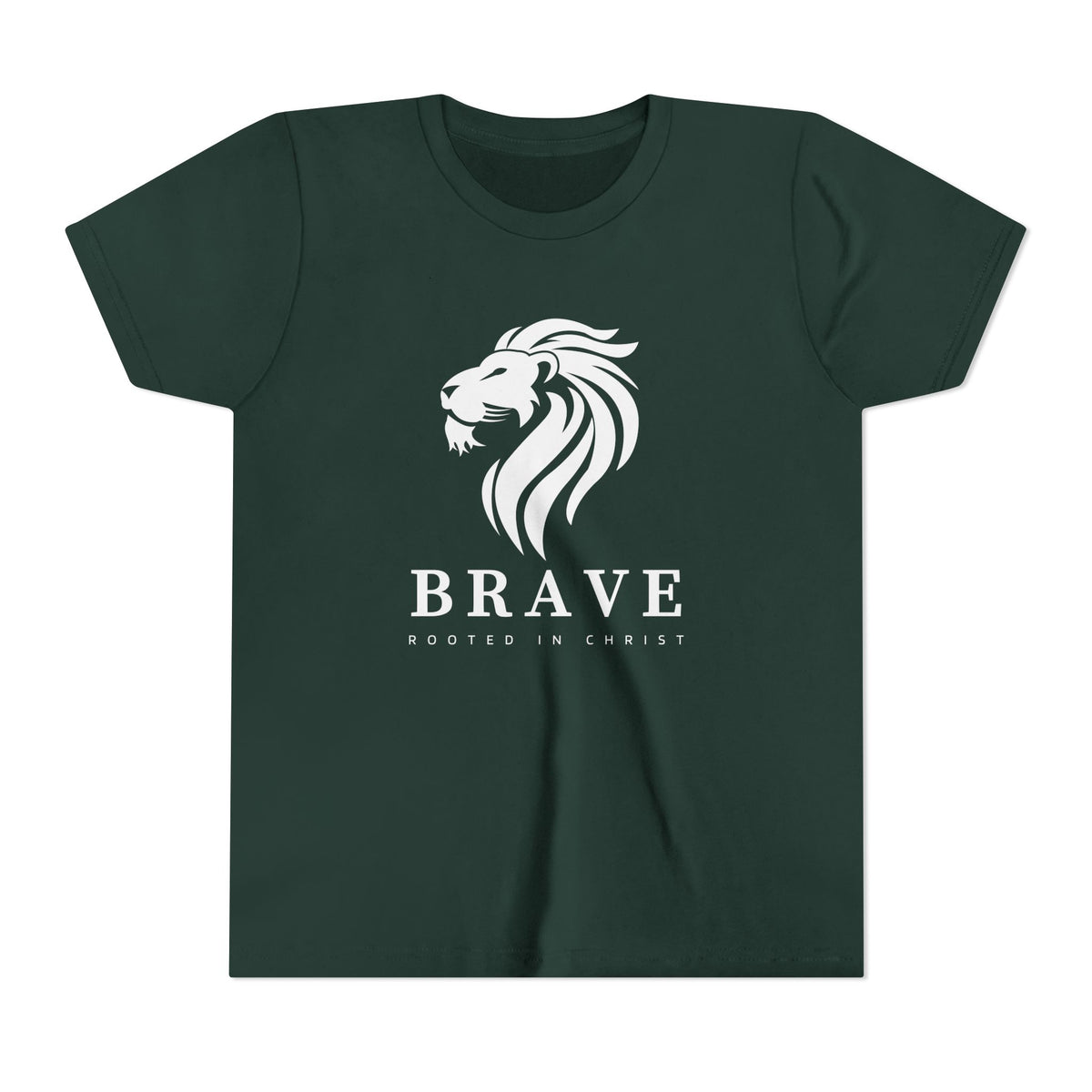 Youth Tee — Brave, Rooted In Christ Shirt