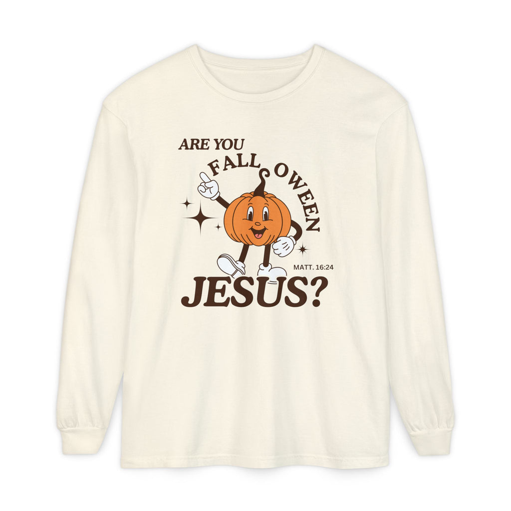 Are You Fall-oween Jesus? Long Sleeve Tee