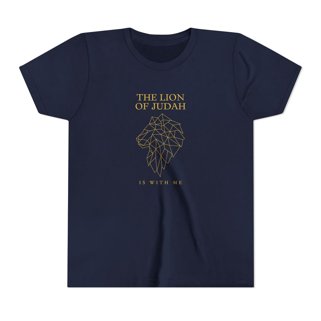 Youth Tee — The Lion of Judah is With Me Shirt