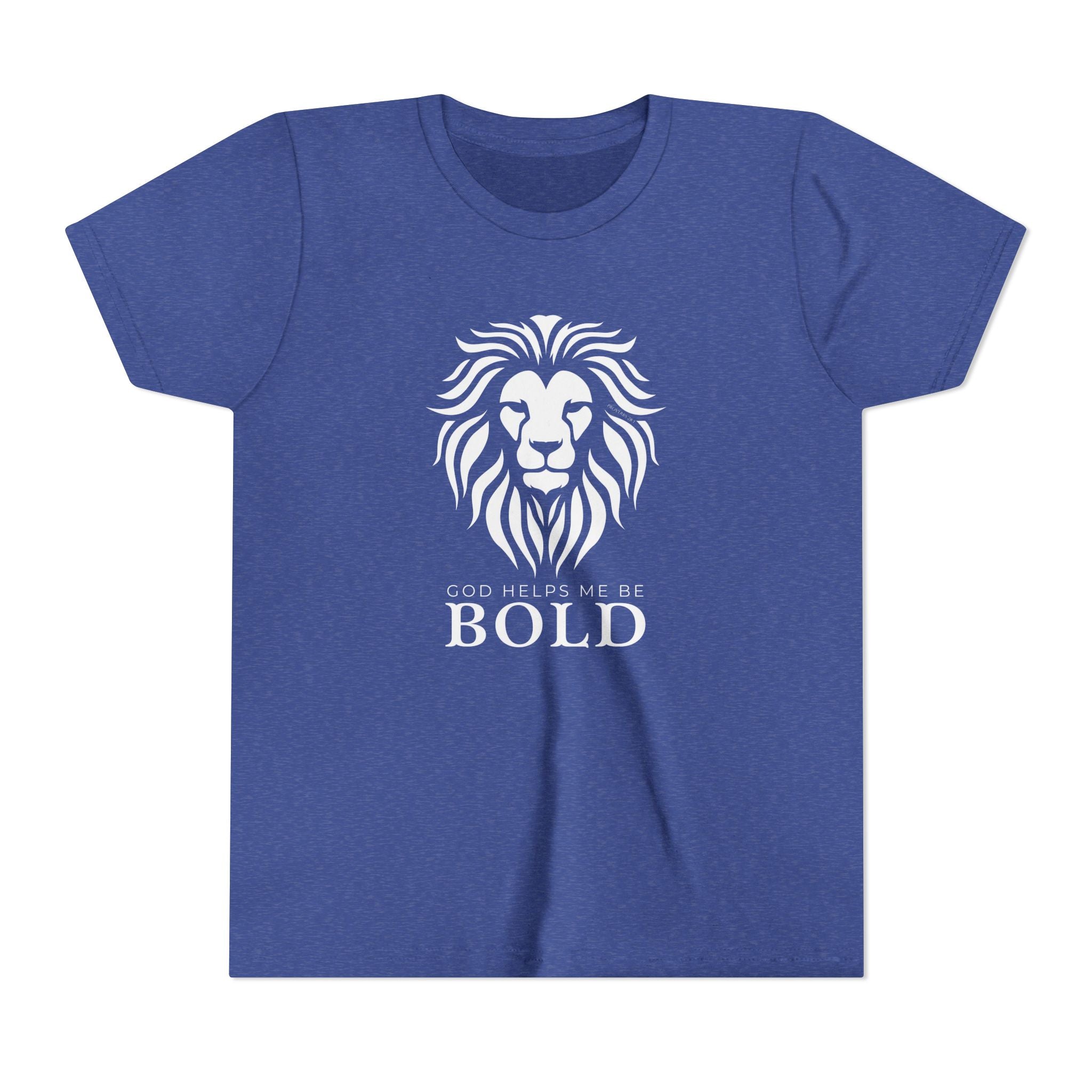 Youth Tee — God Helps Me Be Bold Shirt
