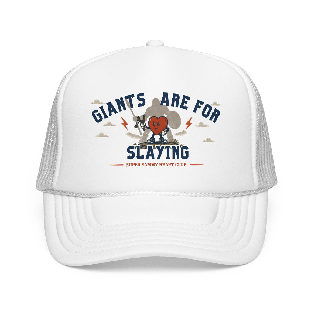 Super Sammy Heart Club - Giants are for Slaying Trucker Hat