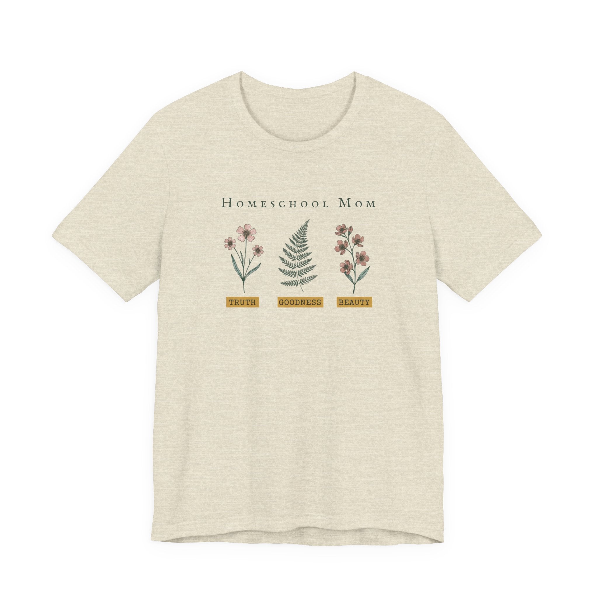 Homeschool Mom Floral T-Shirt