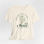 1 Peter 5:7 Homeschool Mom Edition T-Shirt