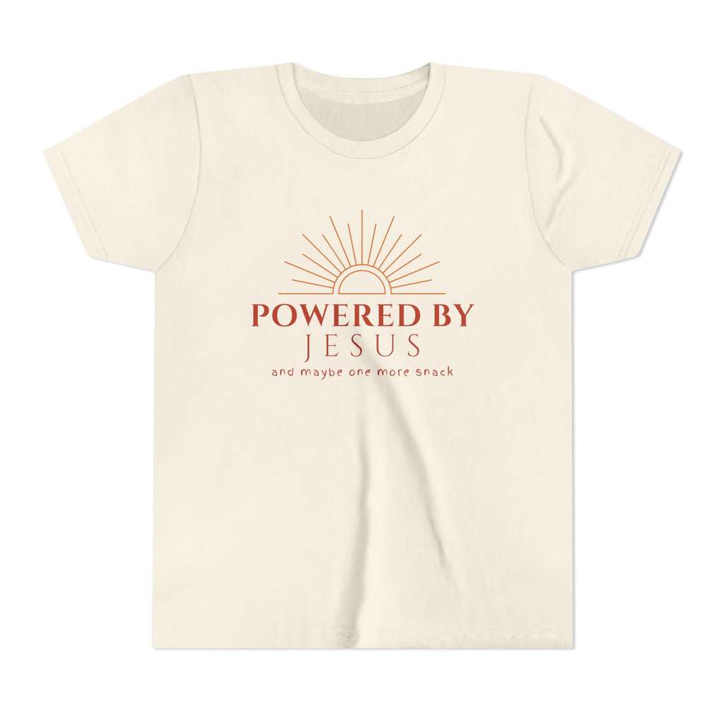 Youth Tee — Powered By Jesus Shirt