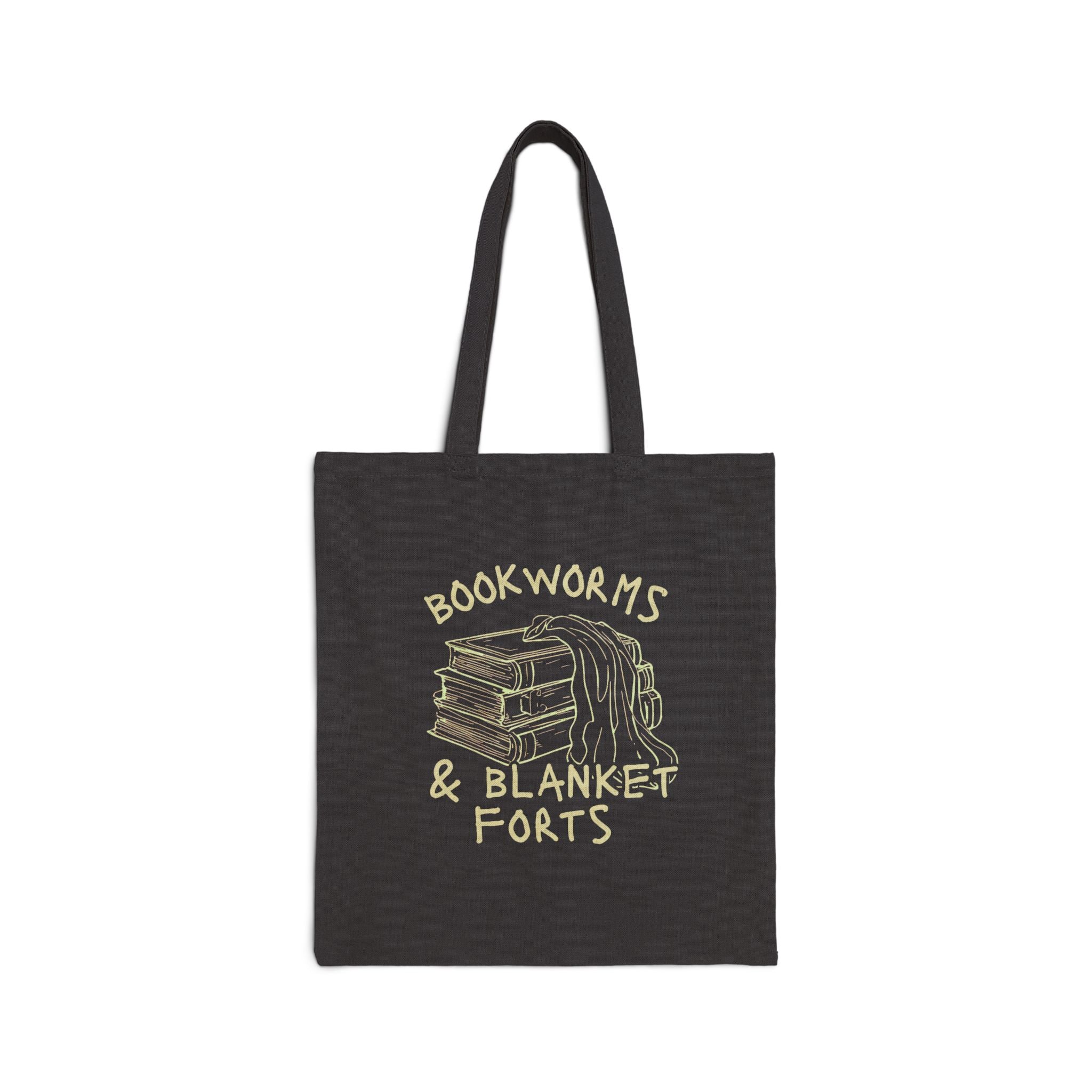 Bookworms & Blanket Forts Cotton Canvas Tote Bag