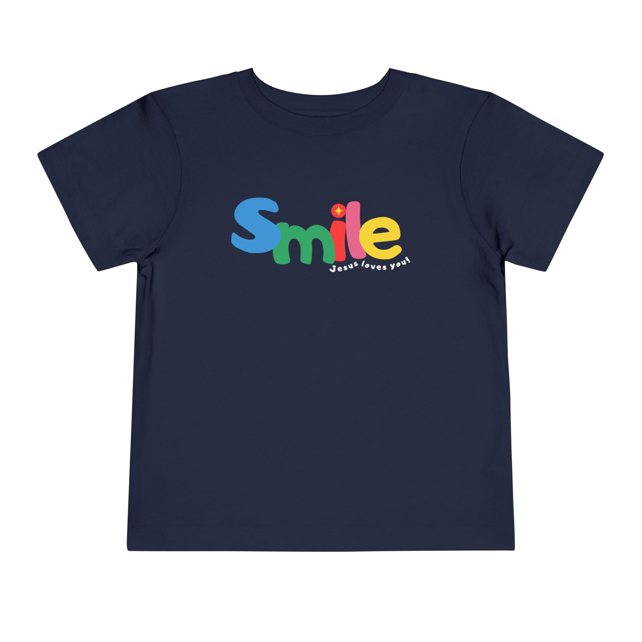 Toddler Tee — Smile, Jesus Loves You Shirt