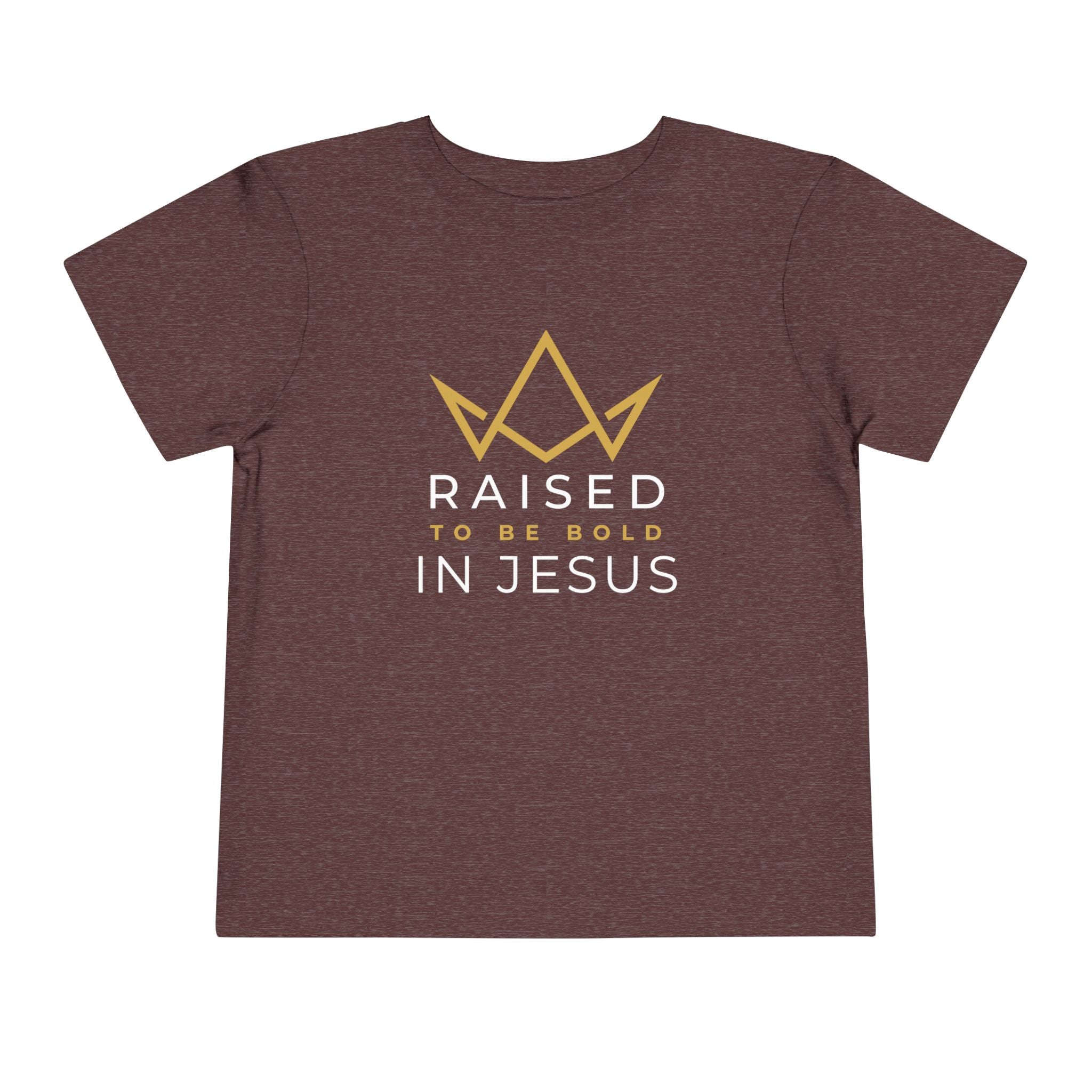 Toddler Tee — Raised to Be Bold in Jesus Shirt