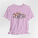 Homeschool Mom Floral - Sowing Seeds of Faith Tshirt