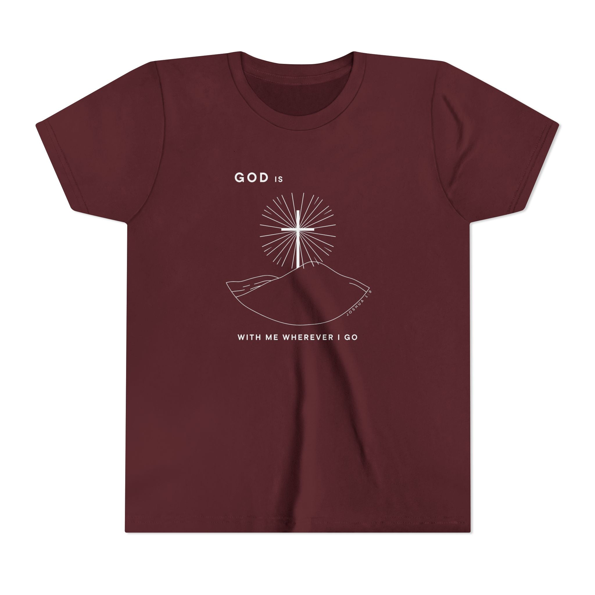 Youth Tee — God is With Me Wherever I Go Shirt