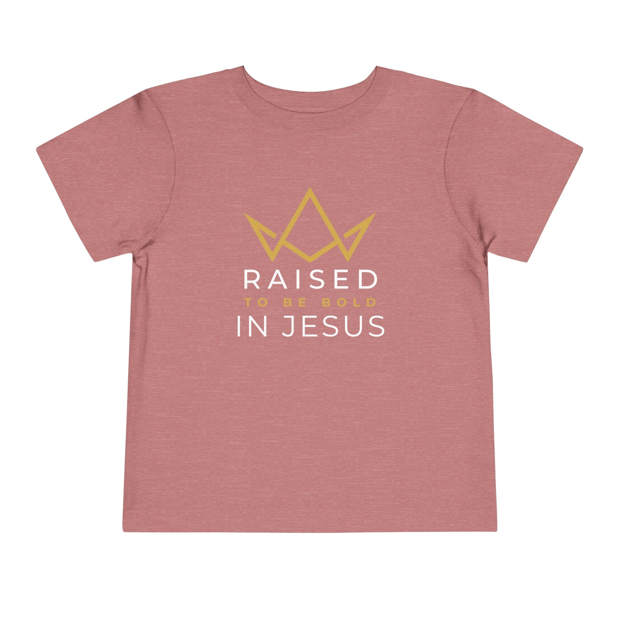 Toddler Tee — Raised to Be Bold in Jesus Shirt