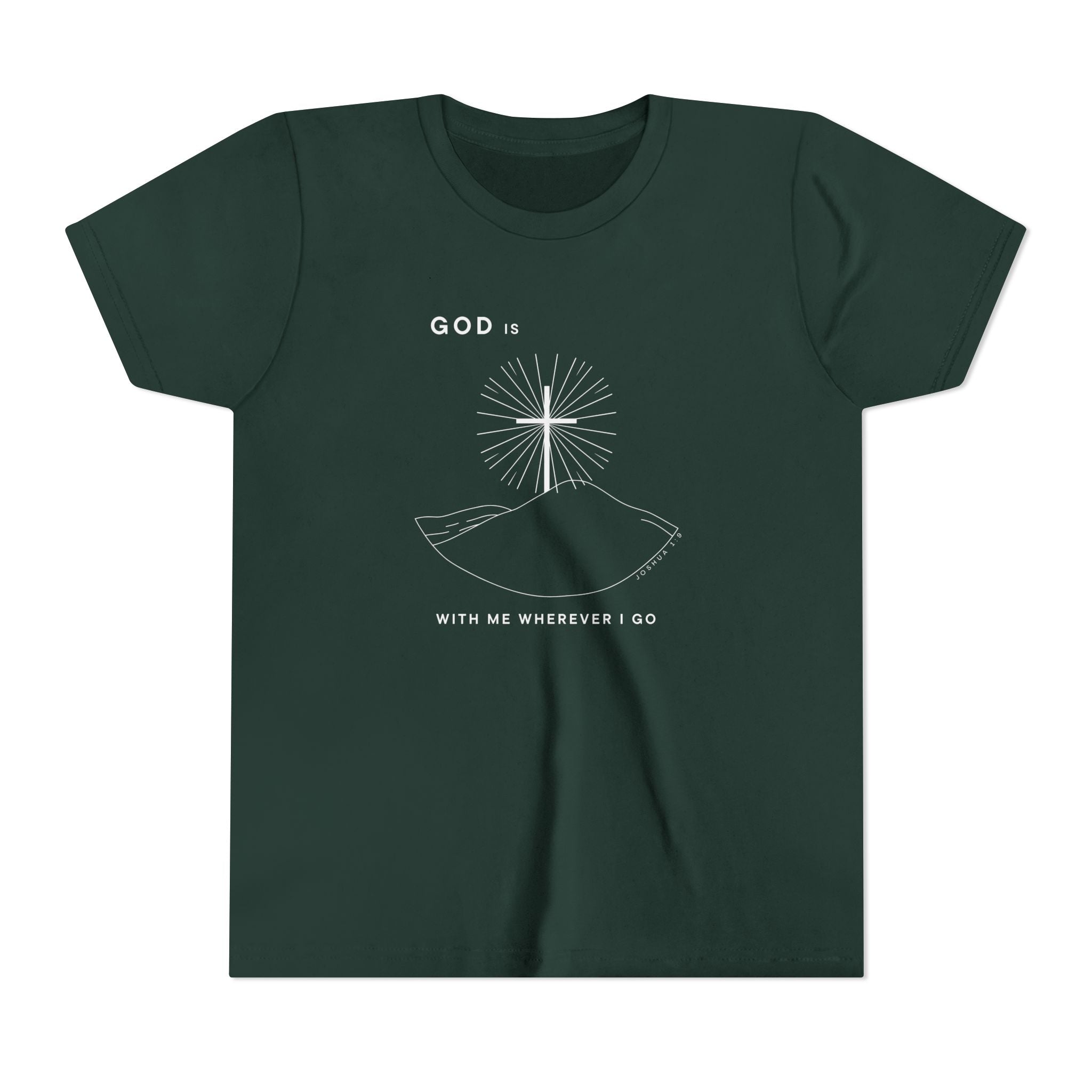 Youth Tee — God is With Me Wherever I Go Shirt