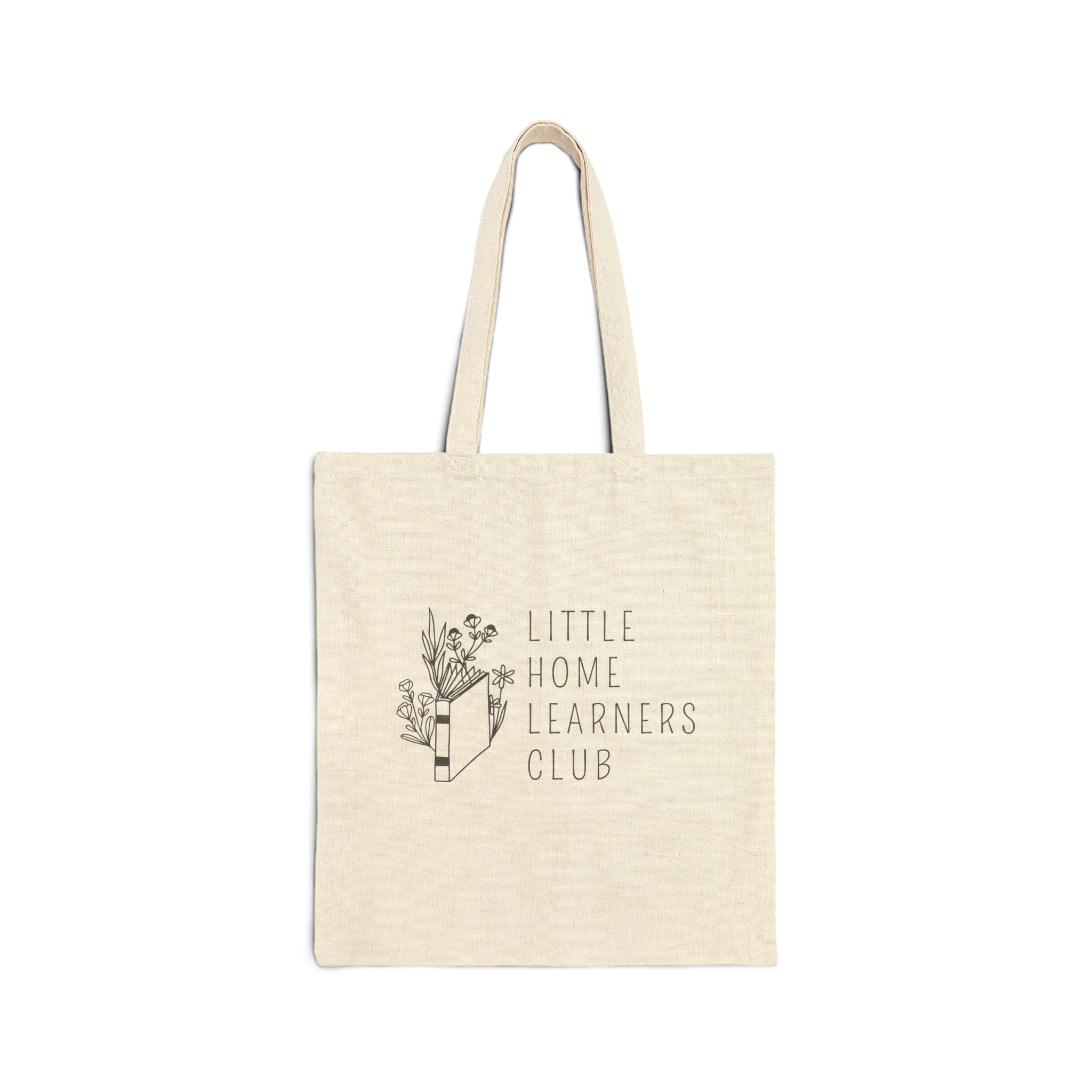 Little Home Learners Club Cotton Canvas Tote Bag
