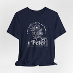1 Peter 5:7 Homeschool Mom Edition T-Shirt