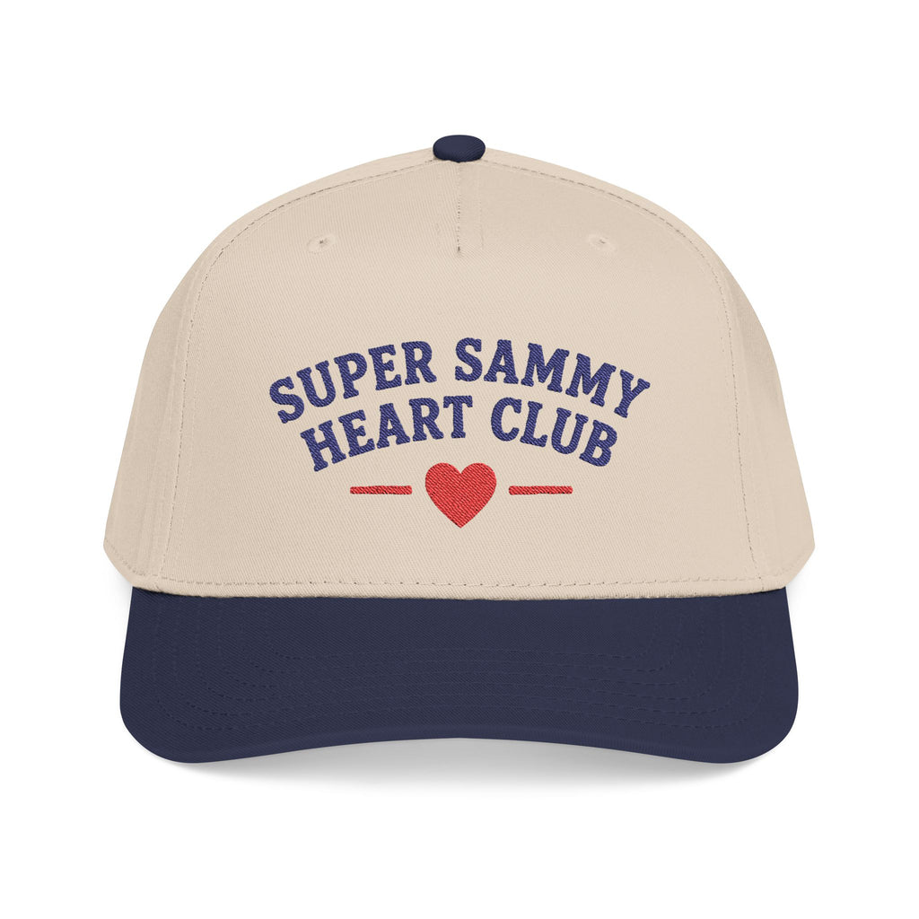 Super Sammy Heart Club Embroidered Baseball Cap