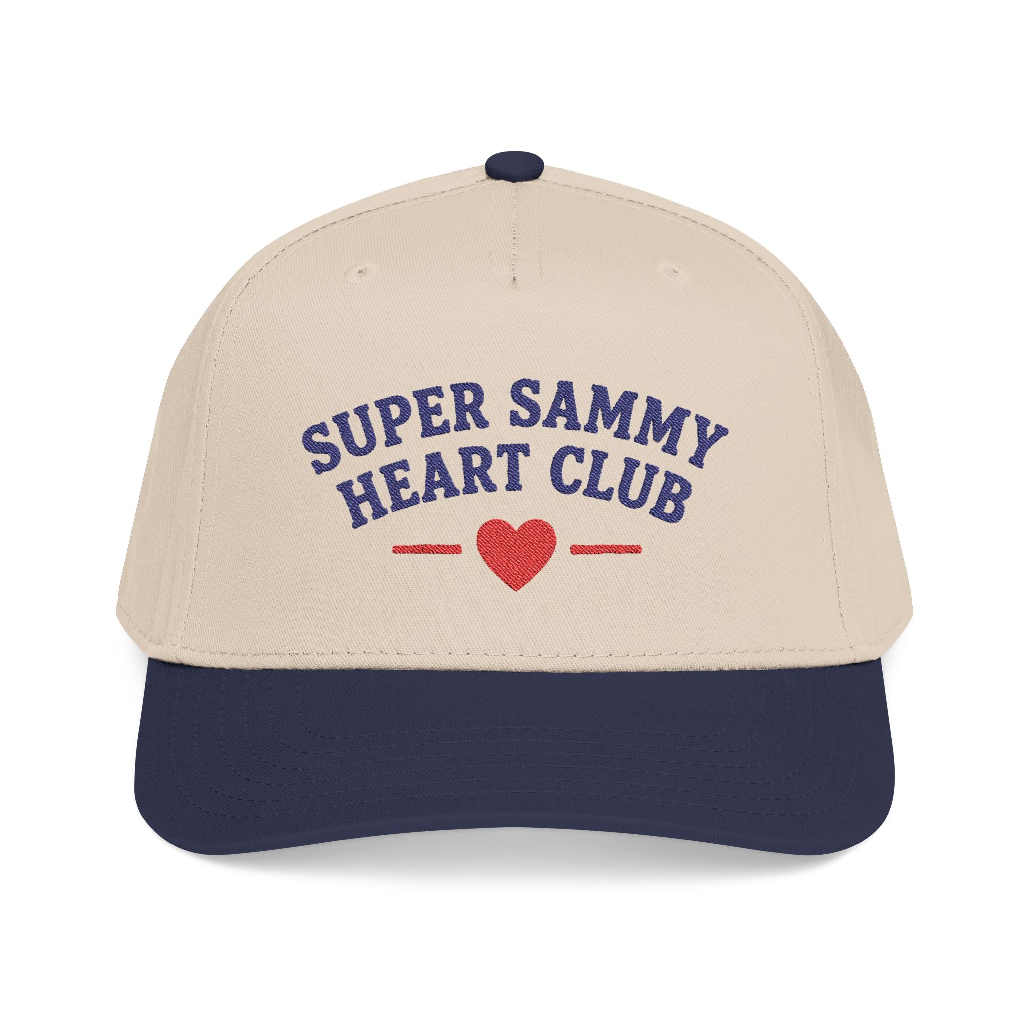 Super Sammy Heart Club Embroidered Baseball Cap