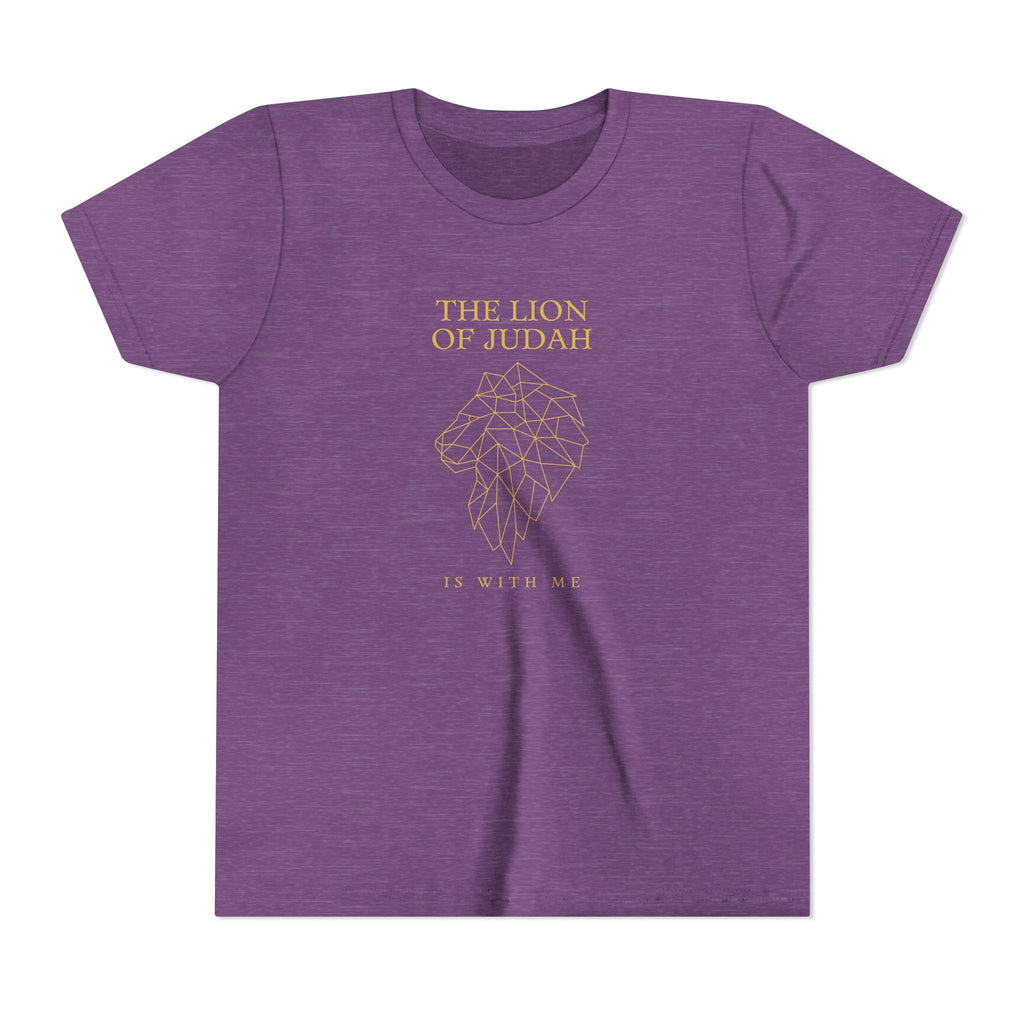 Youth Tee — The Lion of Judah is With Me Shirt