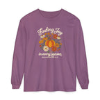 Finding Joy in Every Season Comfort Colors Long Sleeve Tee