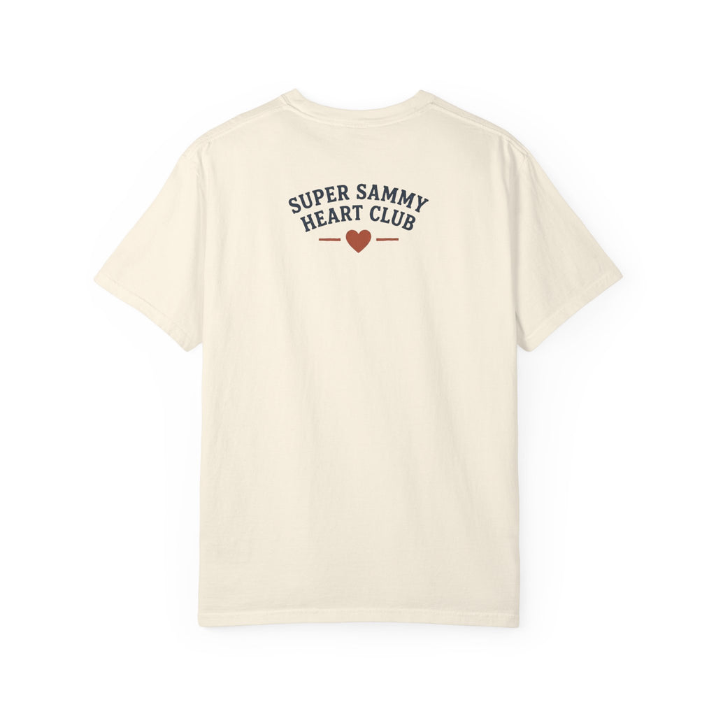 "Super Sammy Heart Club" Comfort Colors T-shirt