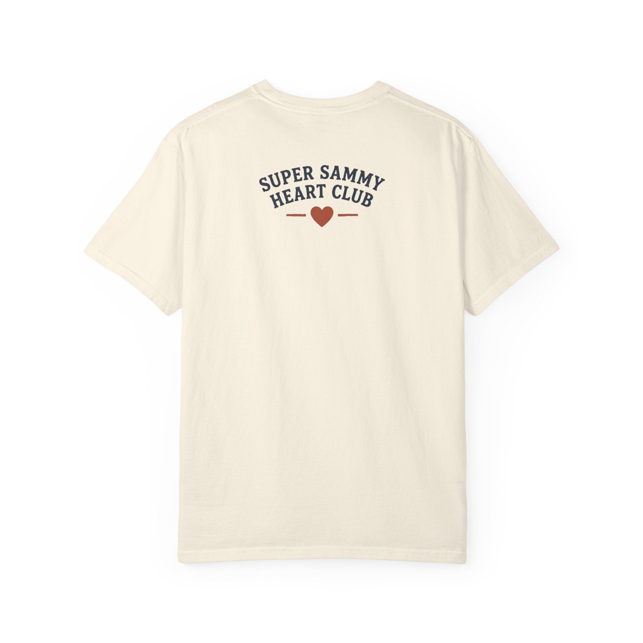 "Super Sammy Heart Club" Comfort Colors T-shirt