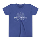 Youth Tee — Powered By Jesus Shirt