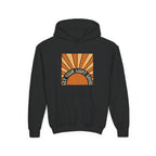 Youth Hoodie - "Let Your Light Shine" Retro Sun Graphic