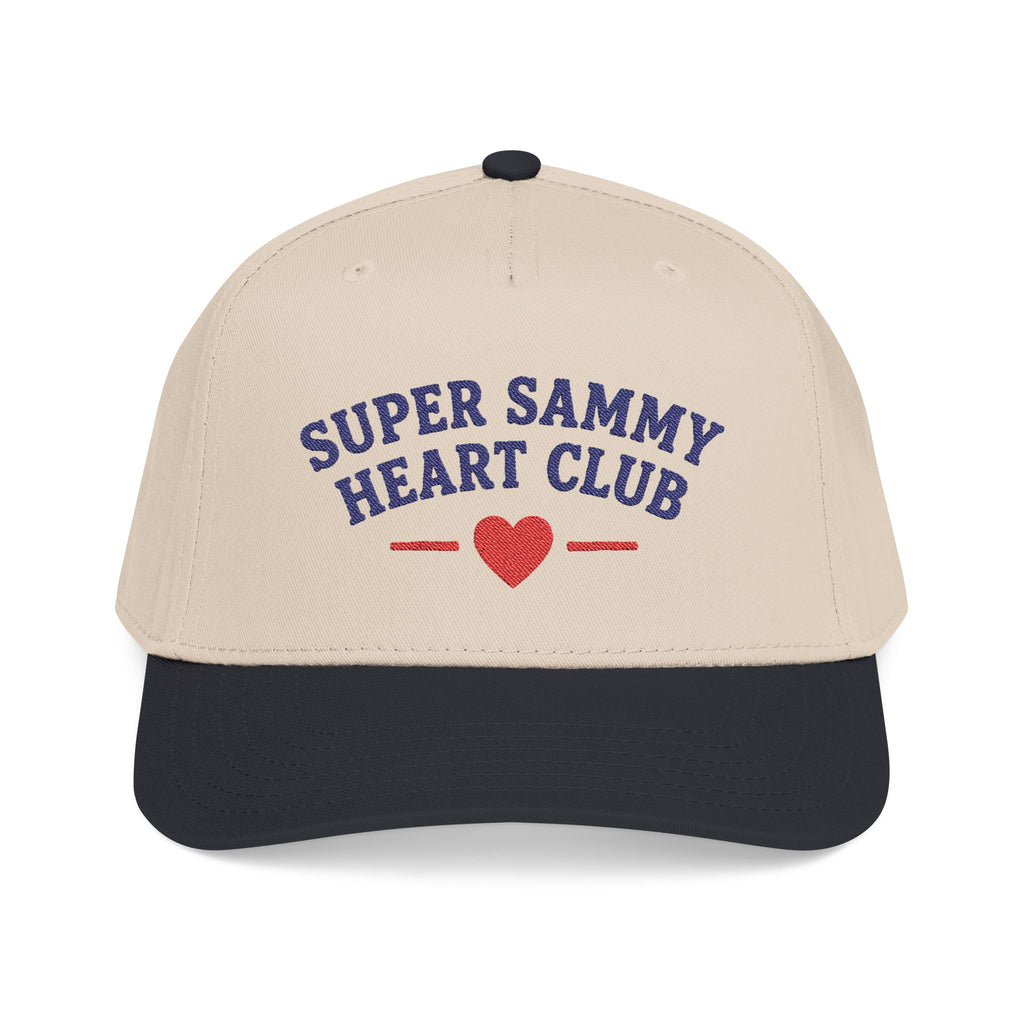 Super Sammy Heart Club Embroidered Baseball Cap