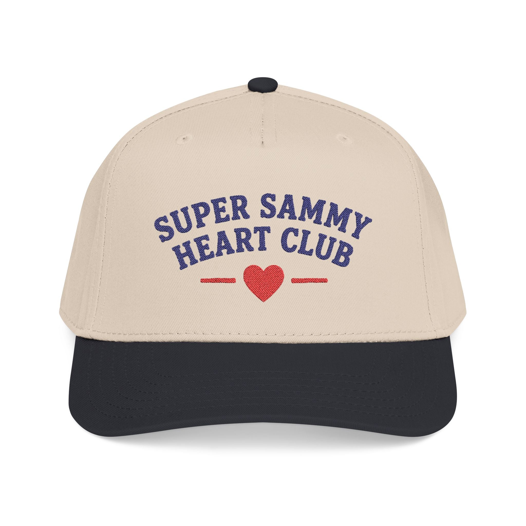 Super Sammy Heart Club Embroidered Baseball Cap