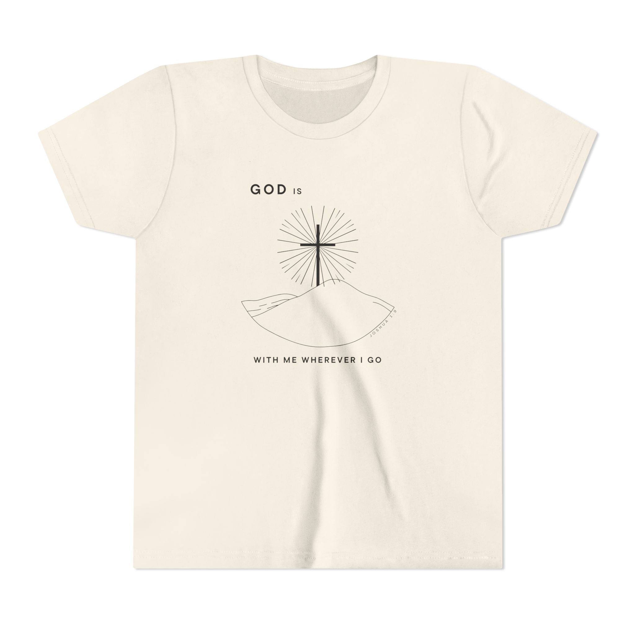 Youth Tee — God is With Me Wherever I Go Shirt
