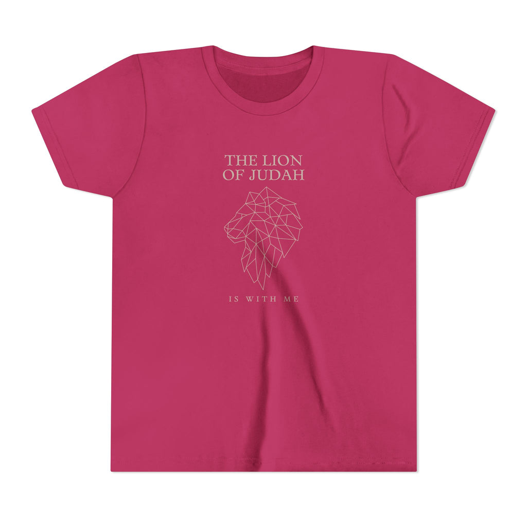 Youth Tee — The Lion of Judah is With Me Shirt
