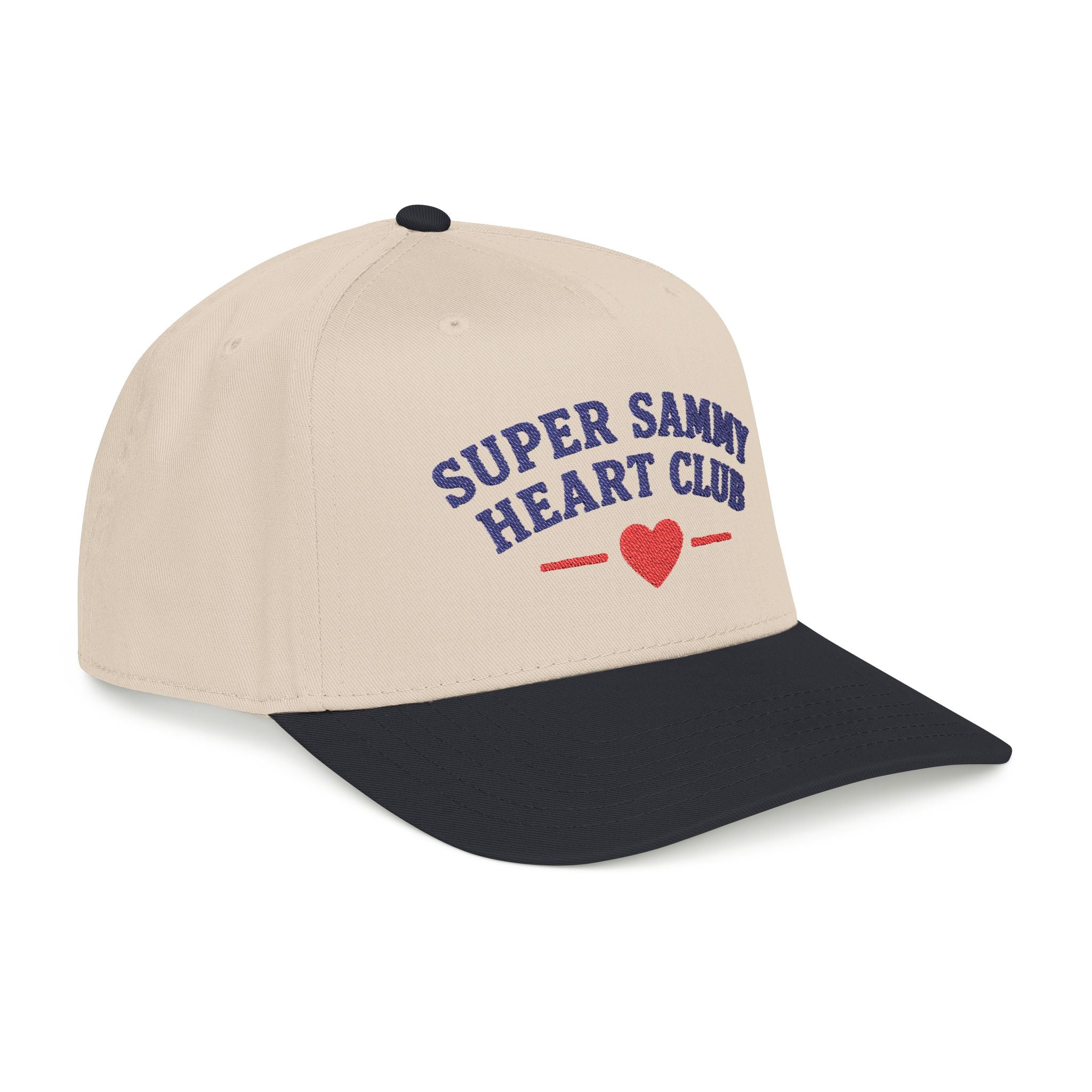 Super Sammy Heart Club Embroidered Baseball Cap